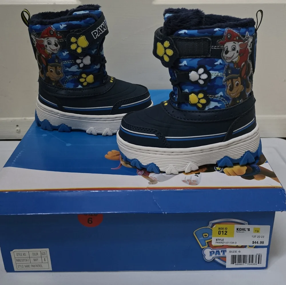 Paw Patrol Toddler Size 6 Navy - NIB